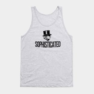 Sophisticated Top Hat Man Tank Top